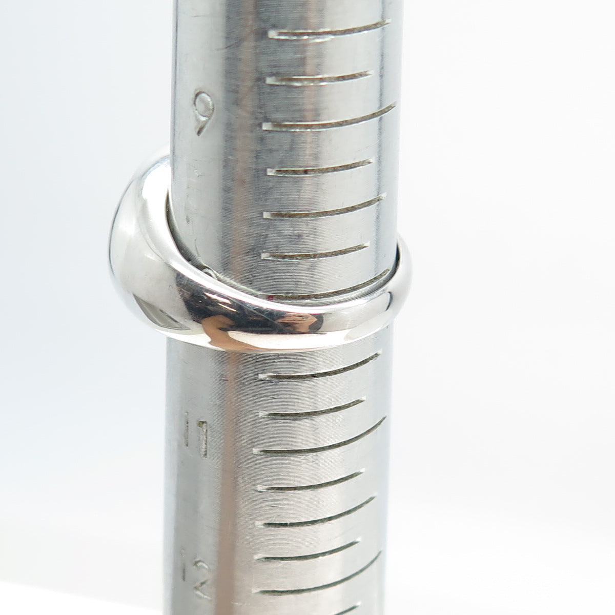 925 Sterling Silver Real Mother-of-Pearl Iron Cross Signet Ring Size 10.5