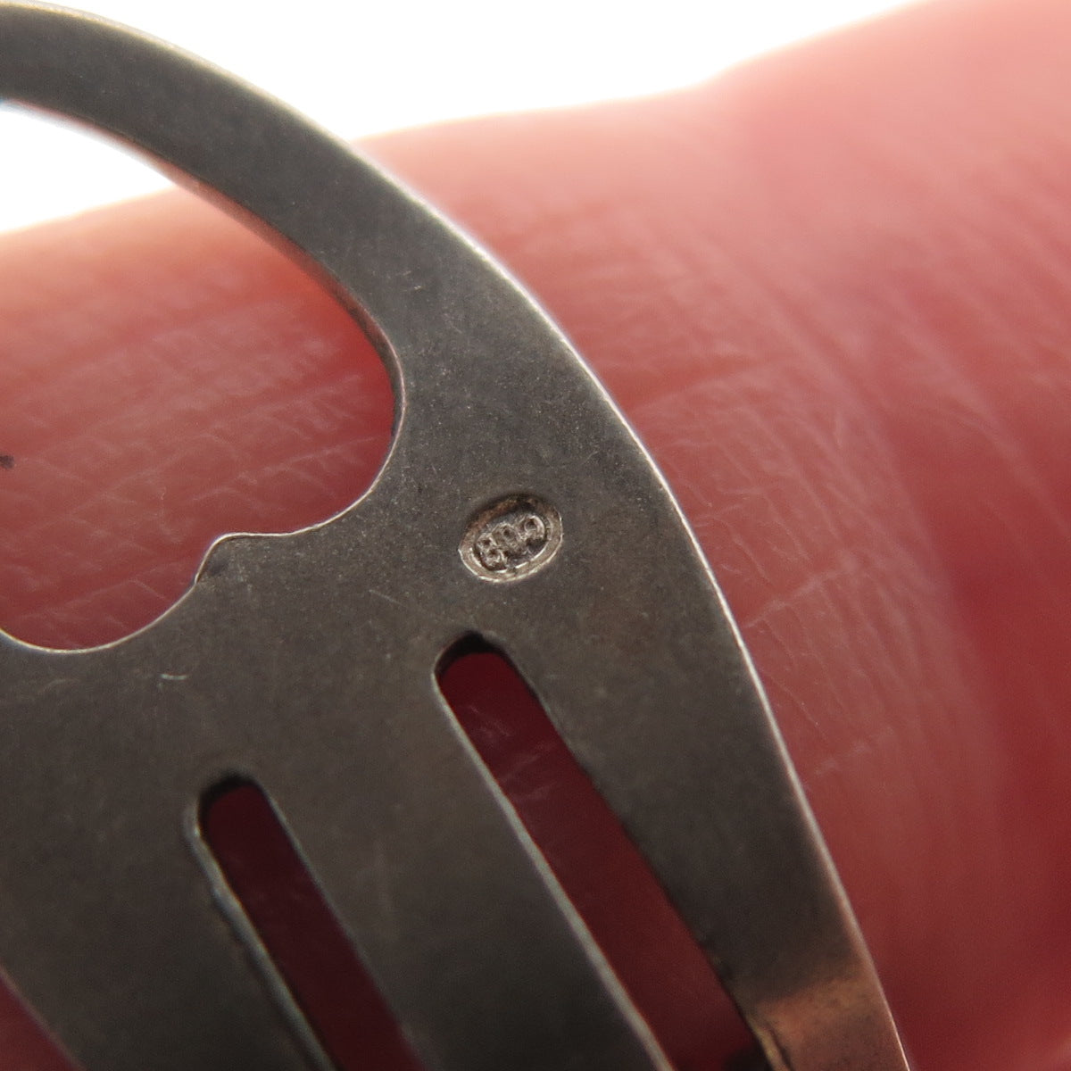 800 Silver Antique Art Deco Real MOP & Marcasite Lady Cameo Clip On Earrings