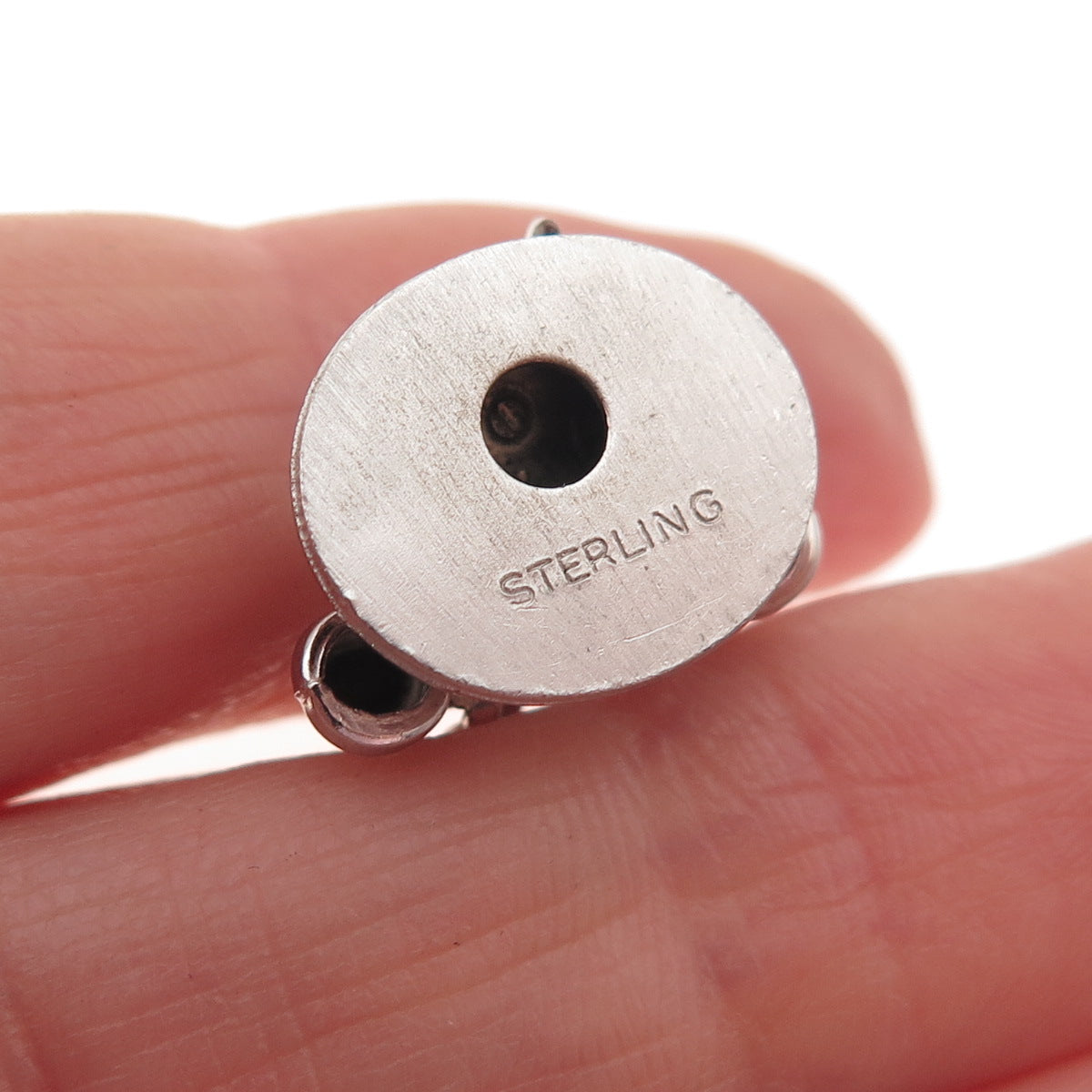 925 Sterling Silver Antique Art Deco I Love You Rotary Phone 3D Mini Pendant