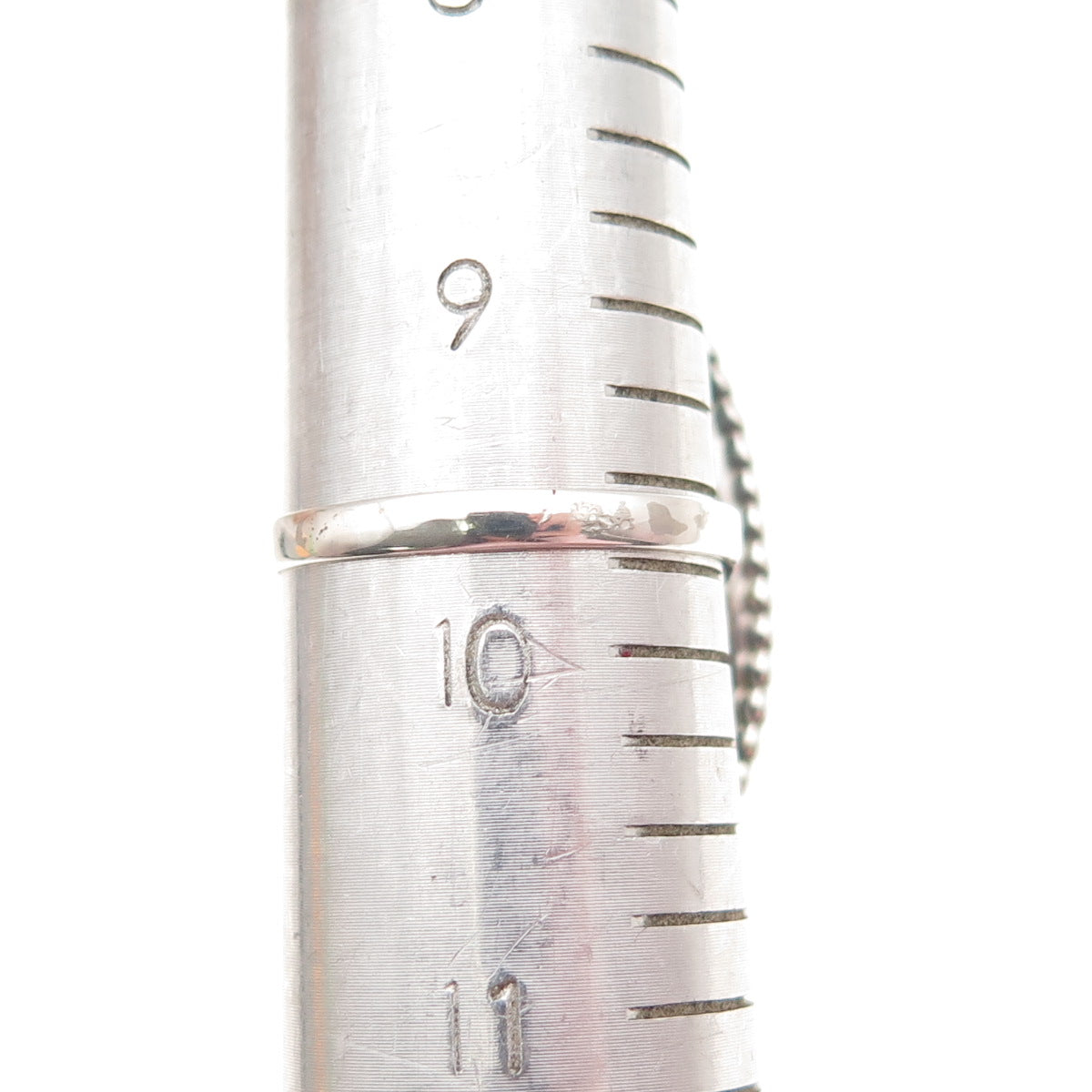 925 Sterling Silver Vintage Real Cabochon Jade Statement Ring Size 9.75