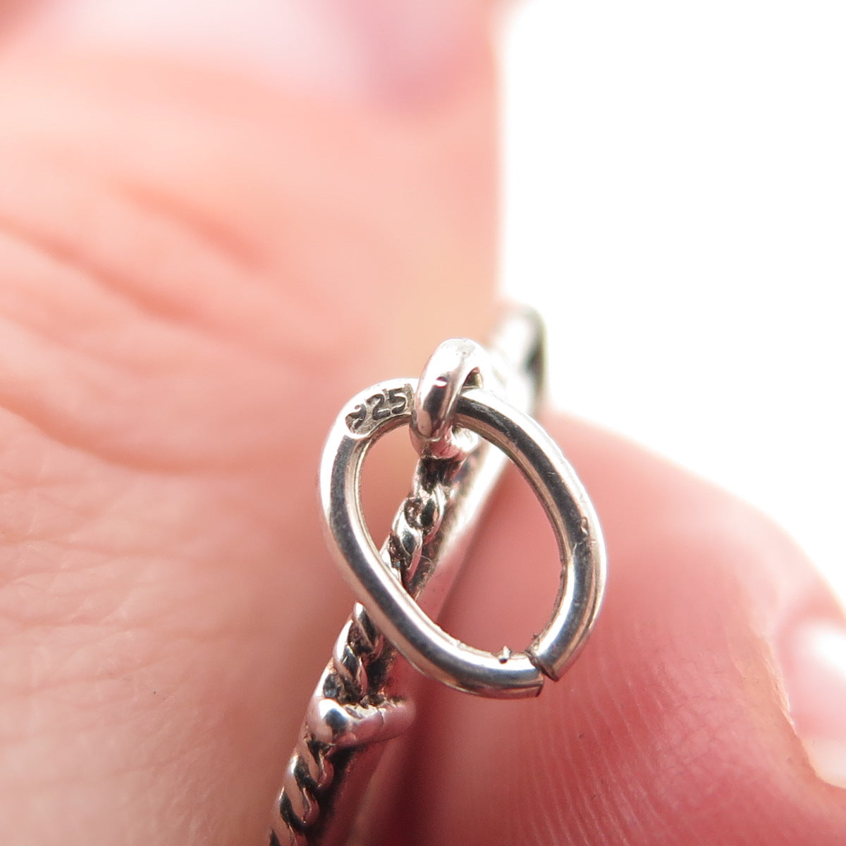 925 Sterling Silver Vintage Leeward Dolphin Oxidized Mini Charm Pendant