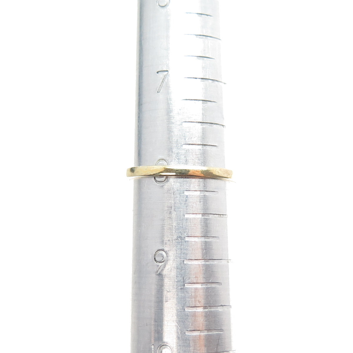 925 Sterling Silver Gold Plated Real Diamond & Emerald Ring Size 8