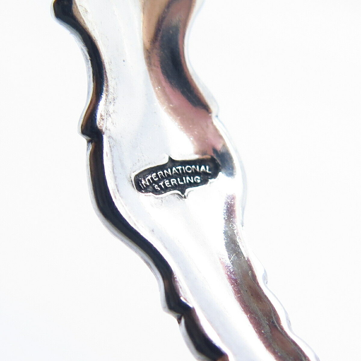 925 Sterling Vintage International Silver "Du Barry" Cuff Bracelet 7"