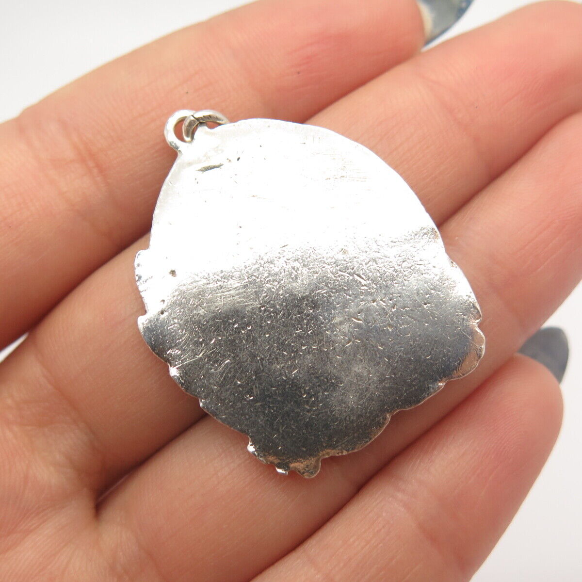 925 Sterling Silver Antique Warrior Pendant