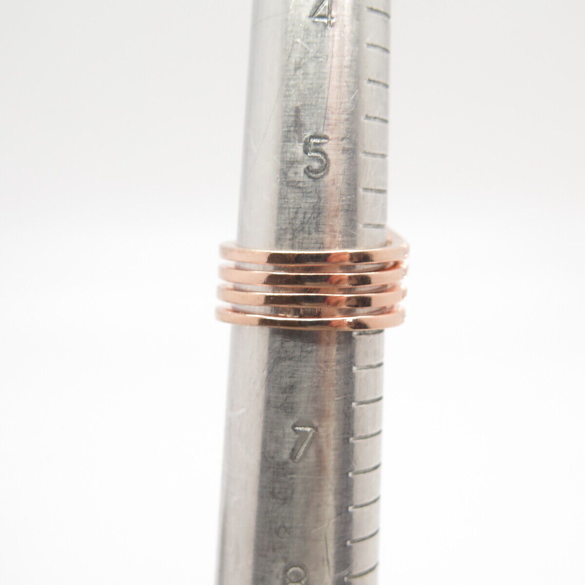 925 Sterling Silver Gold Plated Real Amethyst Gem & C Z Spiral Ring Size 5.75