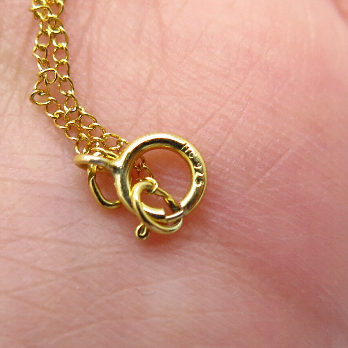 925 Sterling Silver Gold Plated "Mom" Heart Locket Rolo Chain Necklace 18"