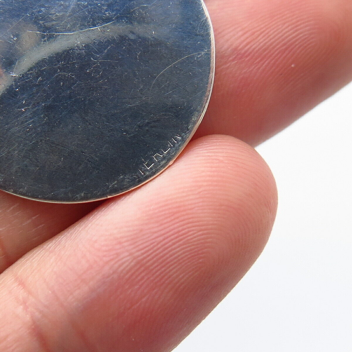 925 Sterling Silver Vintage "Confirmation" Holy Ghost Religious Charm Pendant