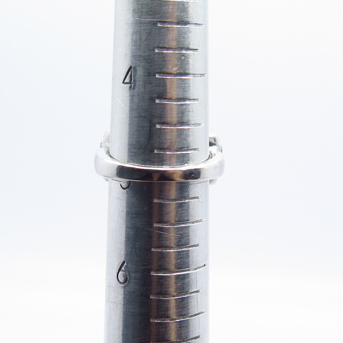 925 Sterling Silver Multi-C Z Ring Size 5