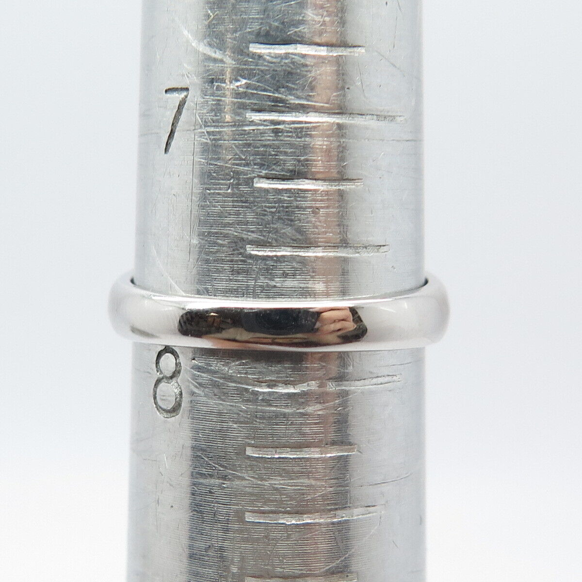 925 Sterling Silver Pave C Z Ring Size 7.75