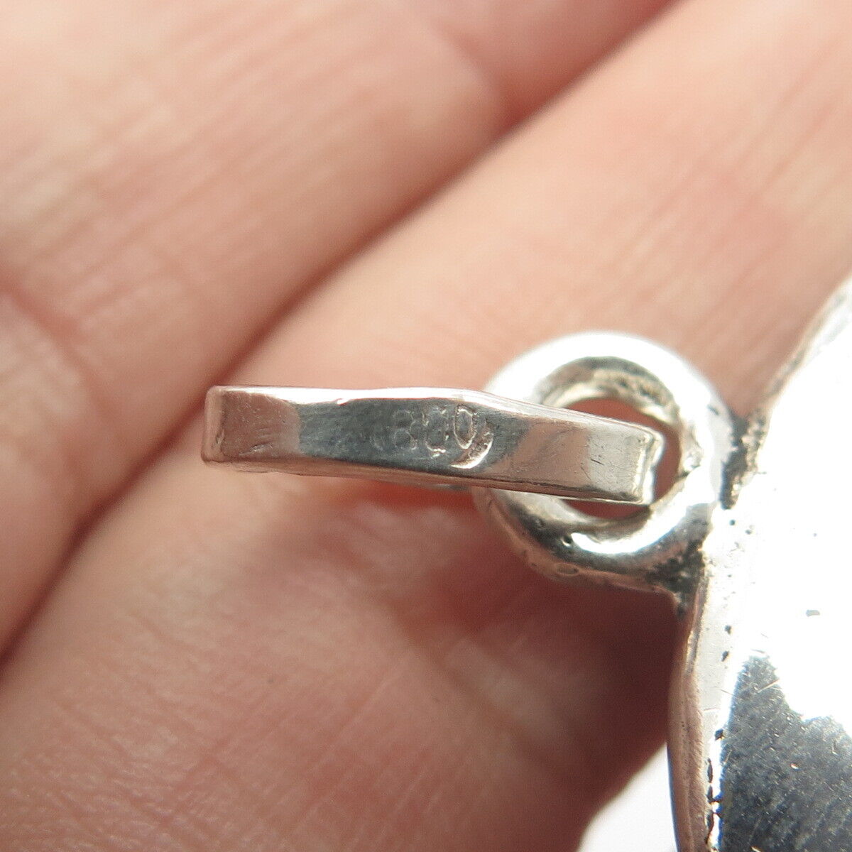 800 Silver Vintage Tribal Face Pendant