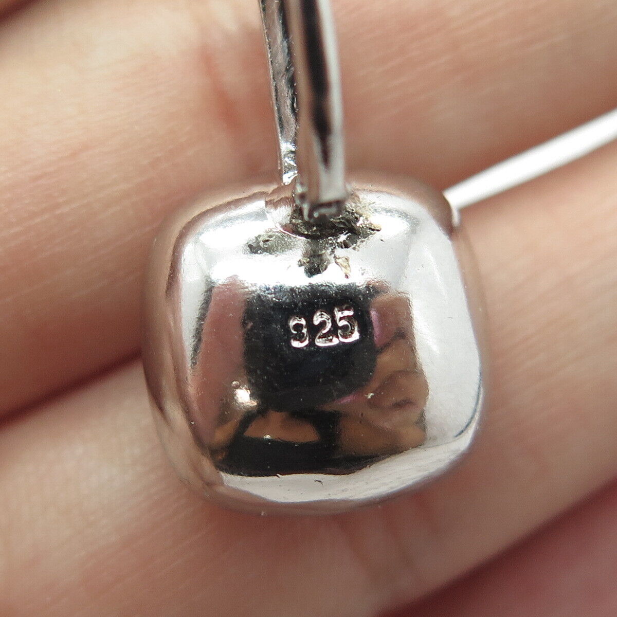 925 Sterling Silver Crystal & C Z Dangling Earrings