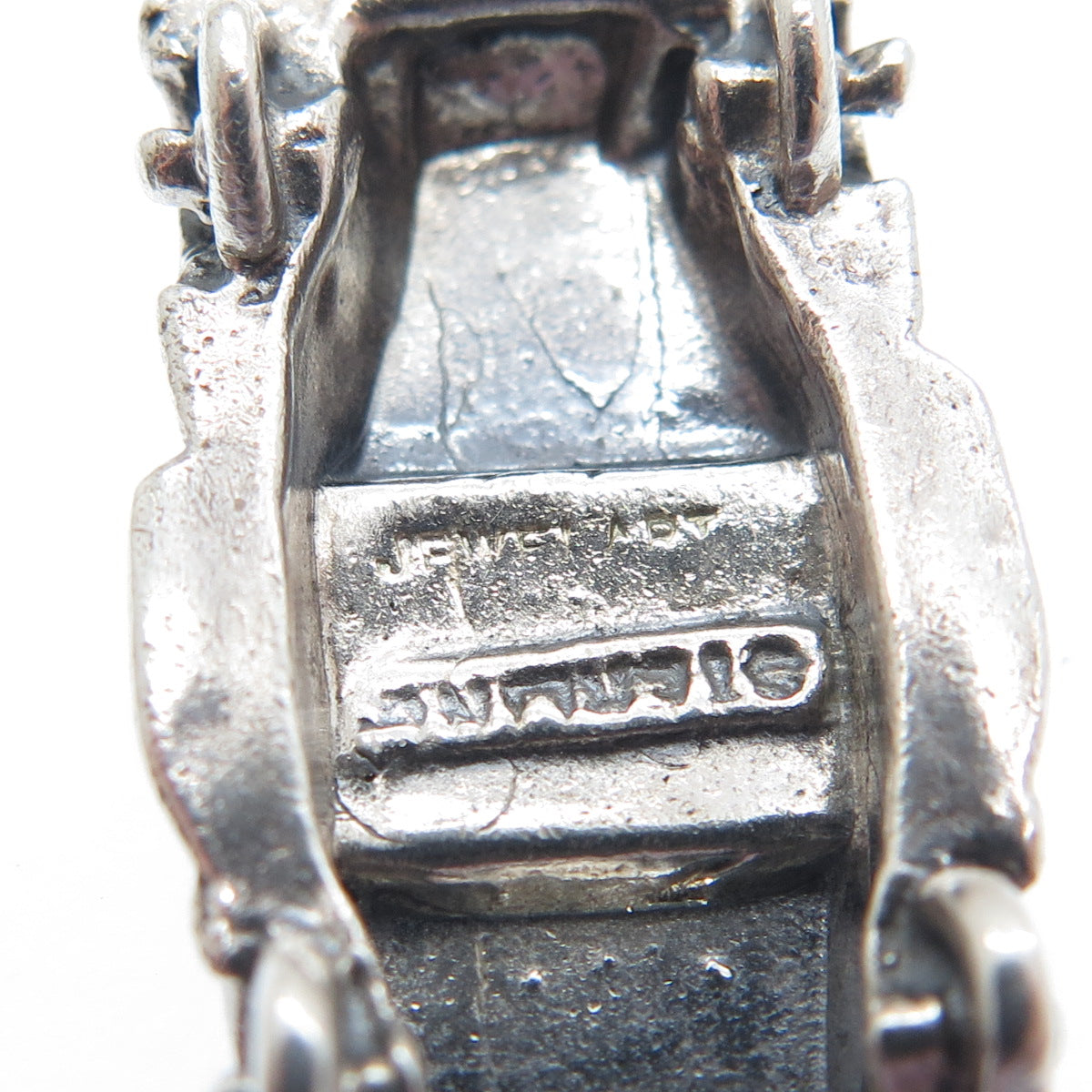 JEWELART 925 Sterling Silver Vintage Cabriolet Car Charm Pendant