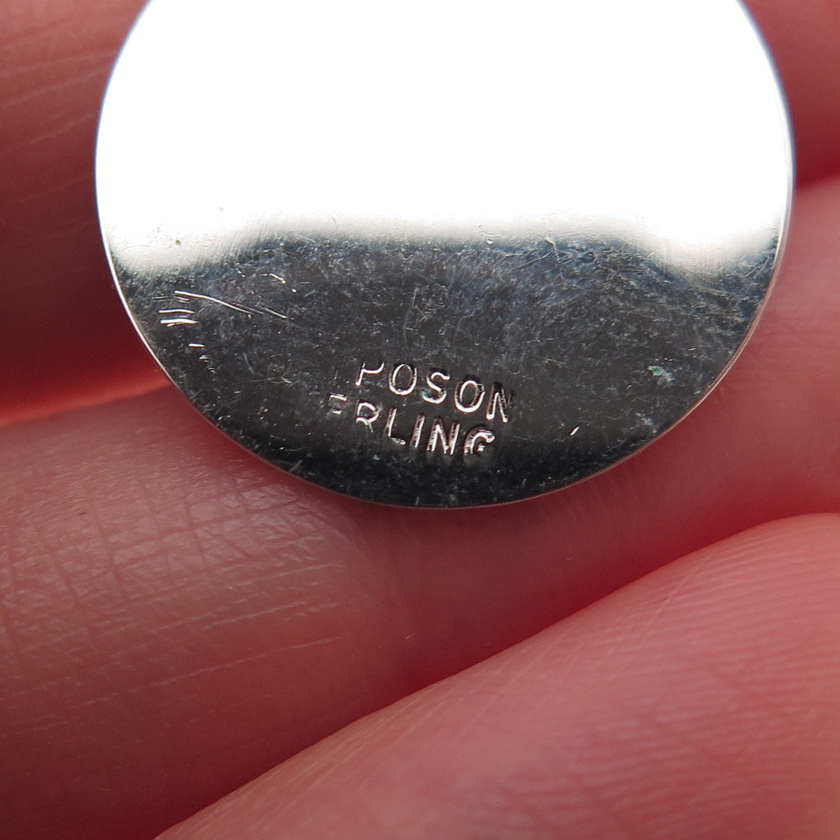 JAY POSON 925 Sterling Silver Vintage Everlasting Memories Charm Pendant