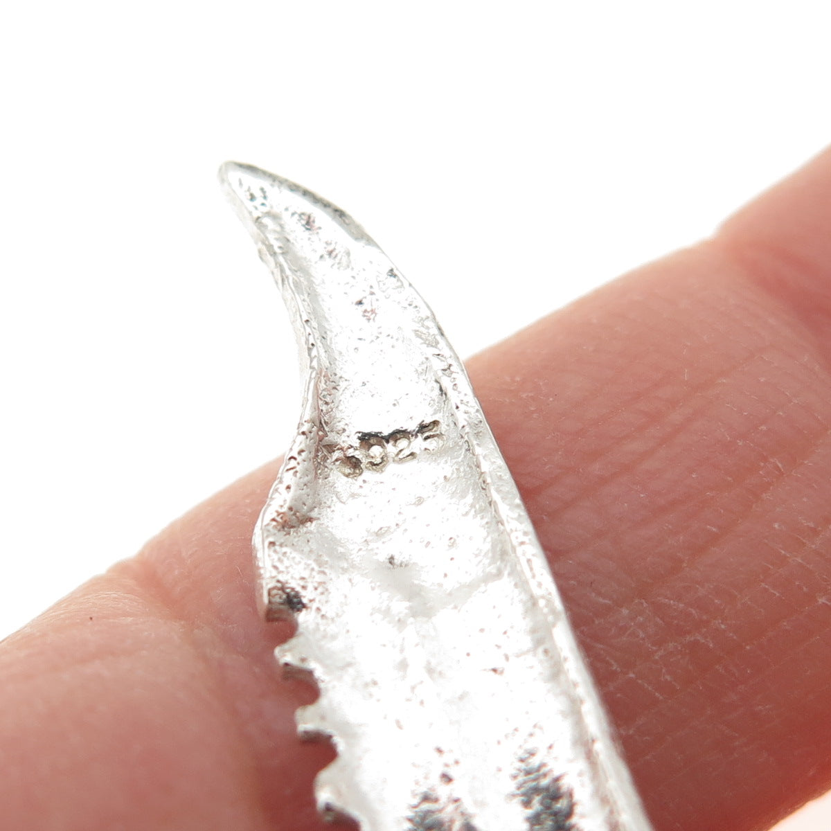 925 Sterling Silver Vintage Dagger Charm Pendant