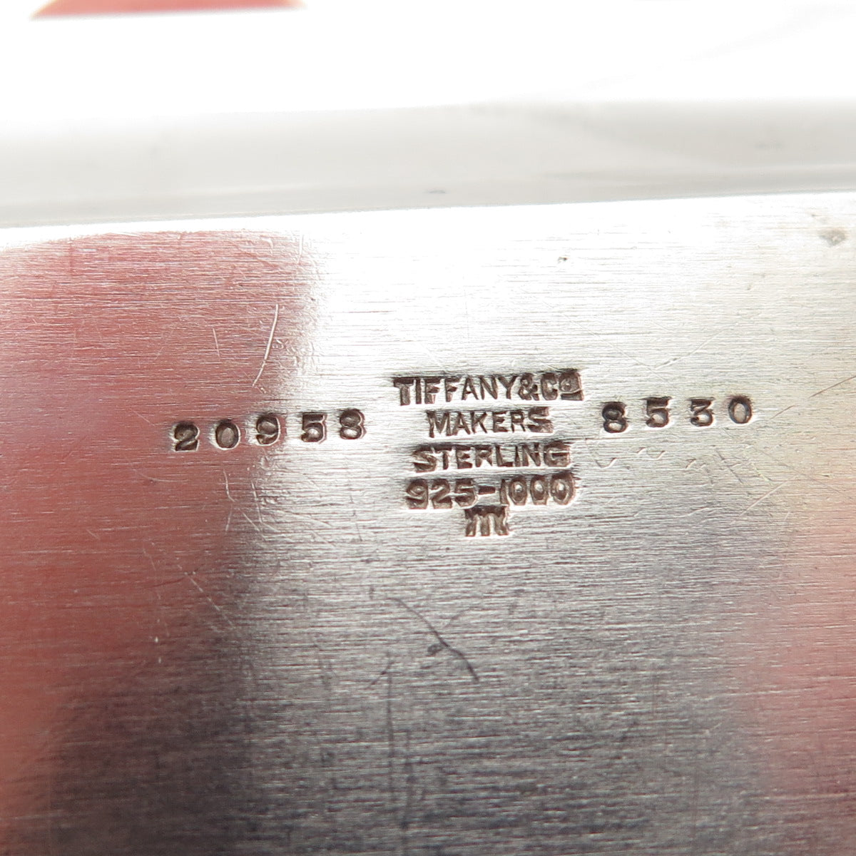 TIFFANY & CO. Makers 925 Sterling Silver Antique Art Deco Trinket Dish #8530