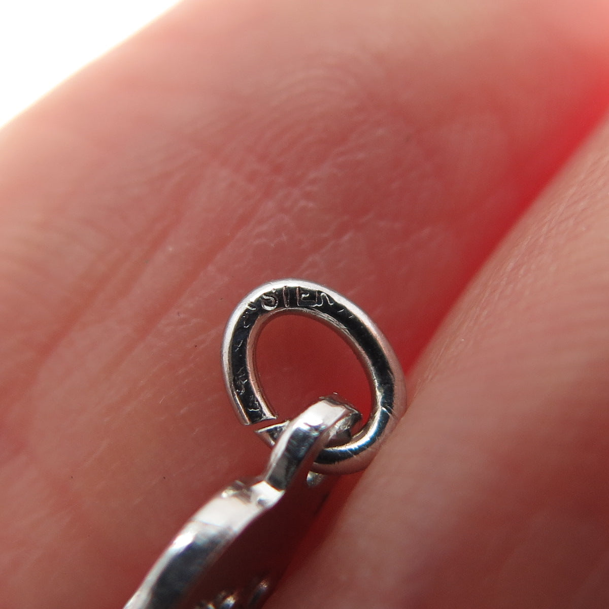 925 Sterling Silver Vintage 1964 Beta Sigma Phi Heart Minimalist Charm Pendant