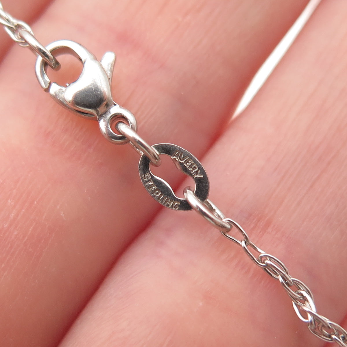 James Avery 925 Sterling Silver Vintage Butterfly Chain Necklace 22"
