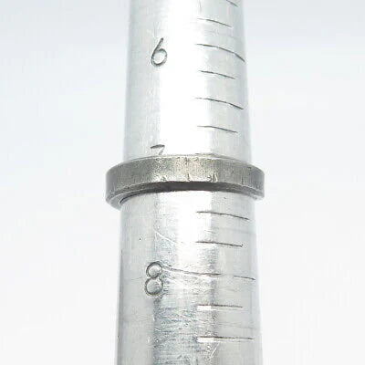925 Sterling Silver Vintage Square Adjustable Gap Ring Size 7.25