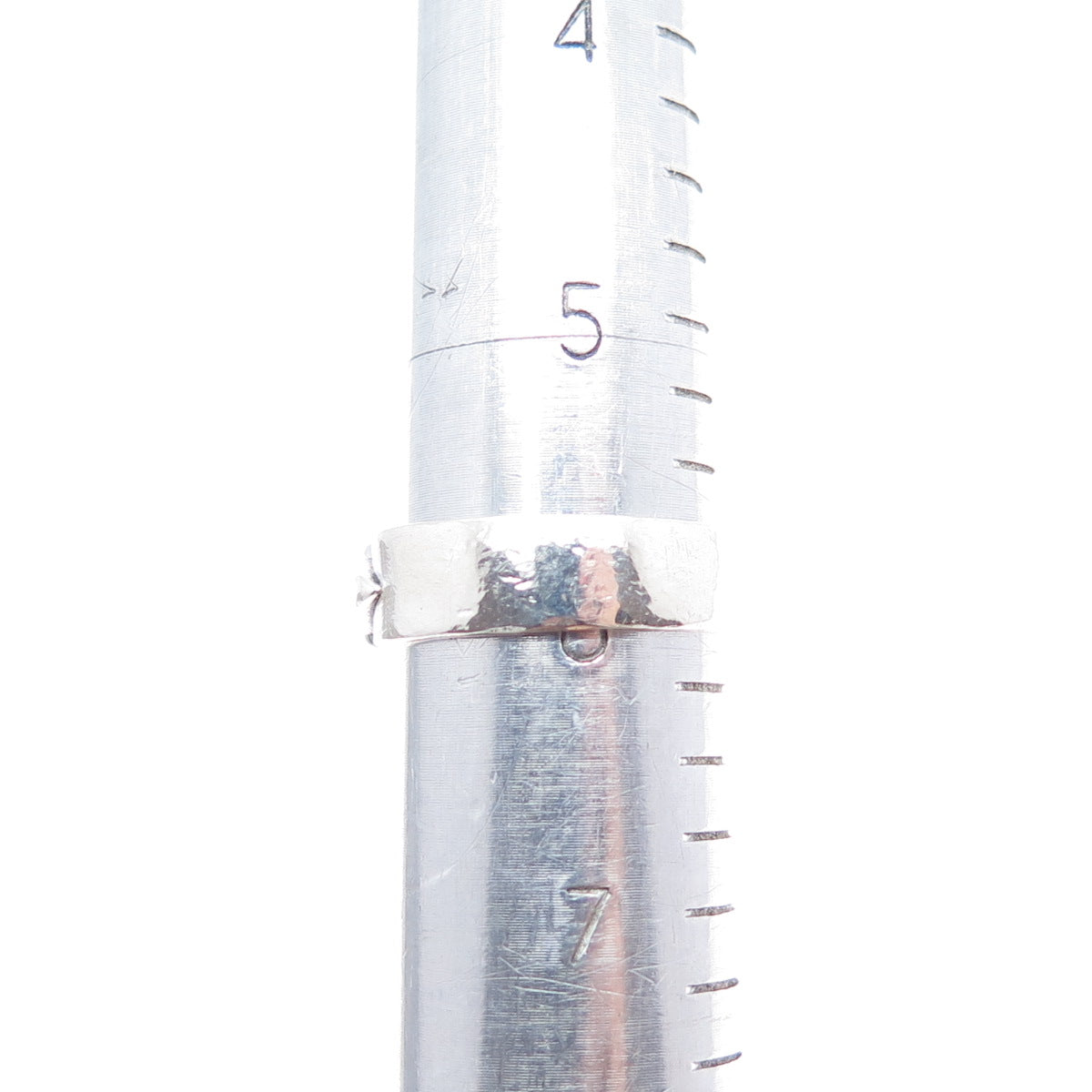 PETER STONE 925 Sterling Silver Vintage Celtic Knot Oxidized Band Ring Size 6