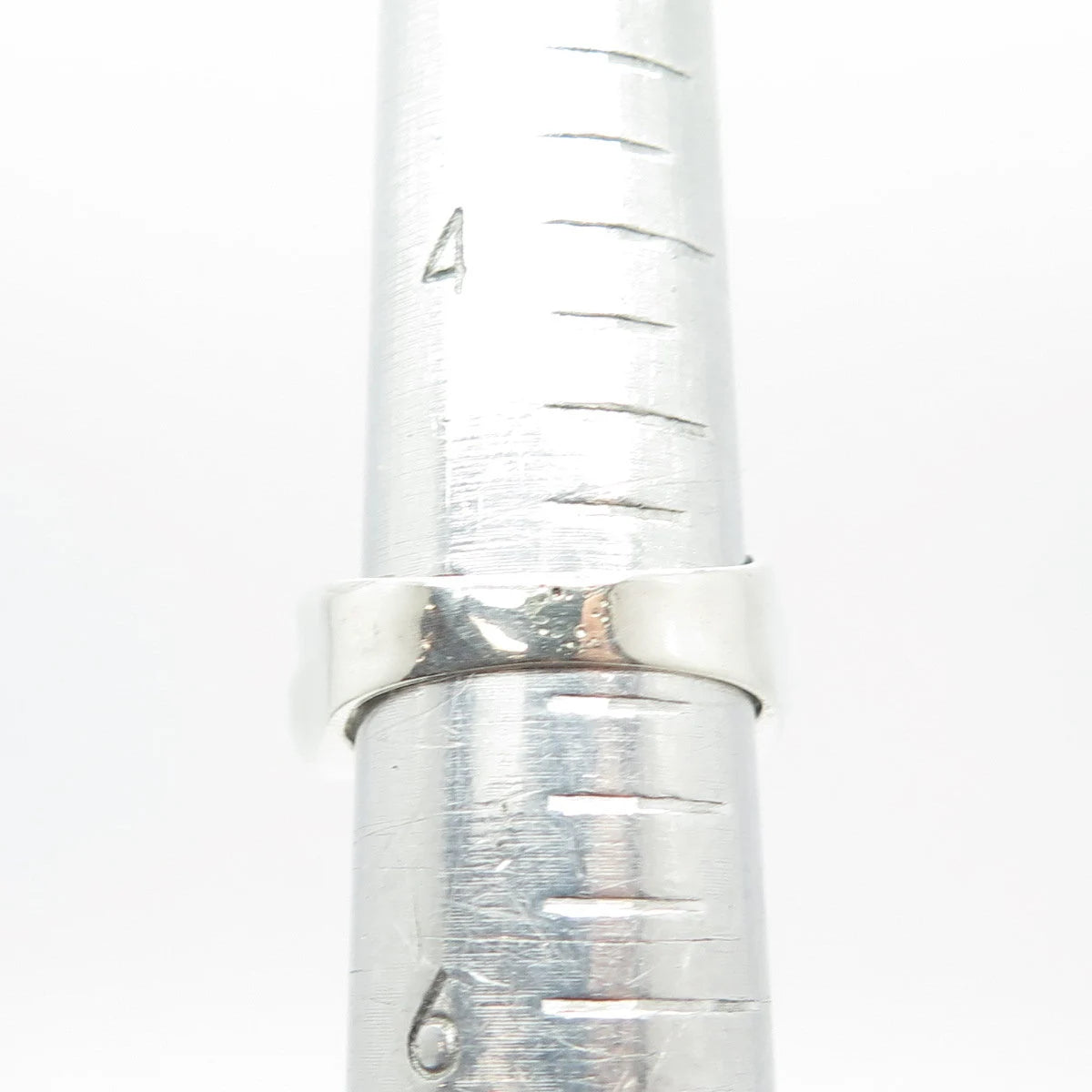 925 Sterling Silver Vintage "Carina" Personalizes Ring Size 5.25