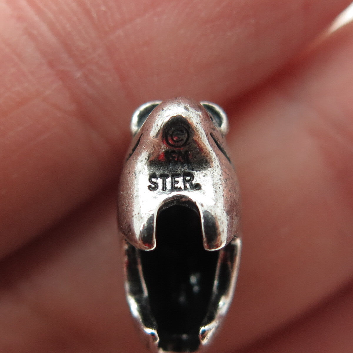 WHEELER MFG CO 925 Sterling Silver Vintage "Grand Canyon Arizona" Bull Pendant