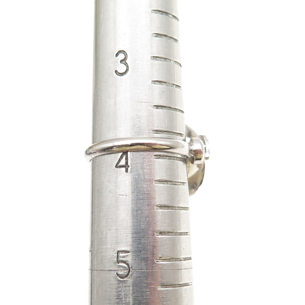 925 Sterling Silver Antique Art Deco Real Pearl Textured Ring Size 4