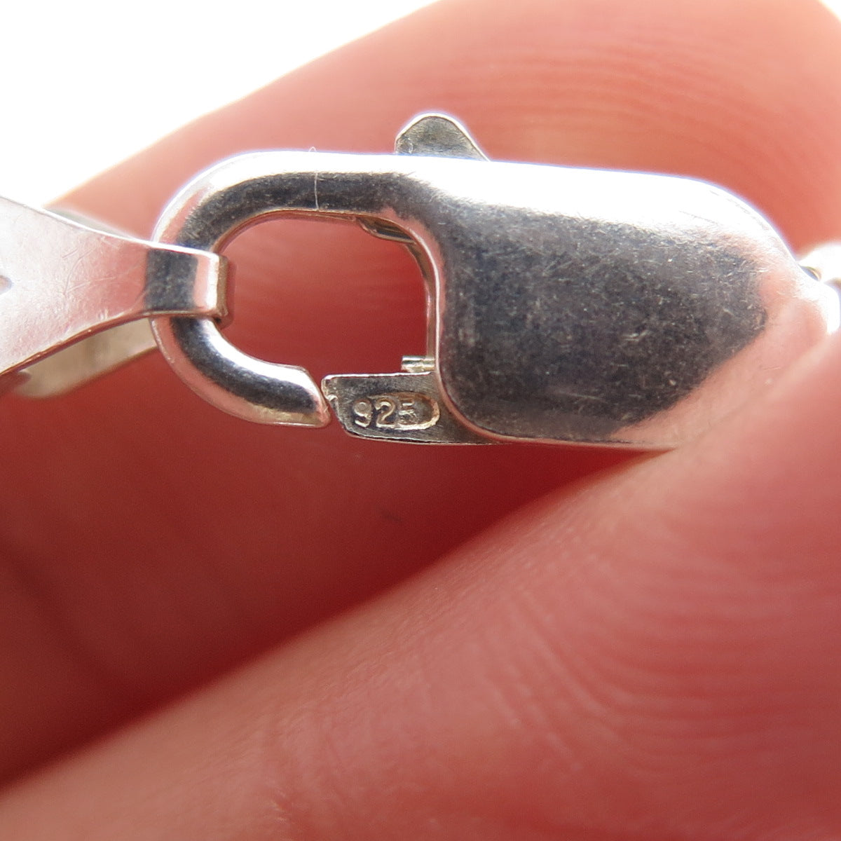 925 Sterling Silver Vintage Italy Twisted Rope Chain Necklace 20"