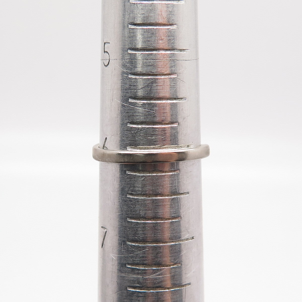 925 Sterling Silver C Z Check Mark Ring Size 6