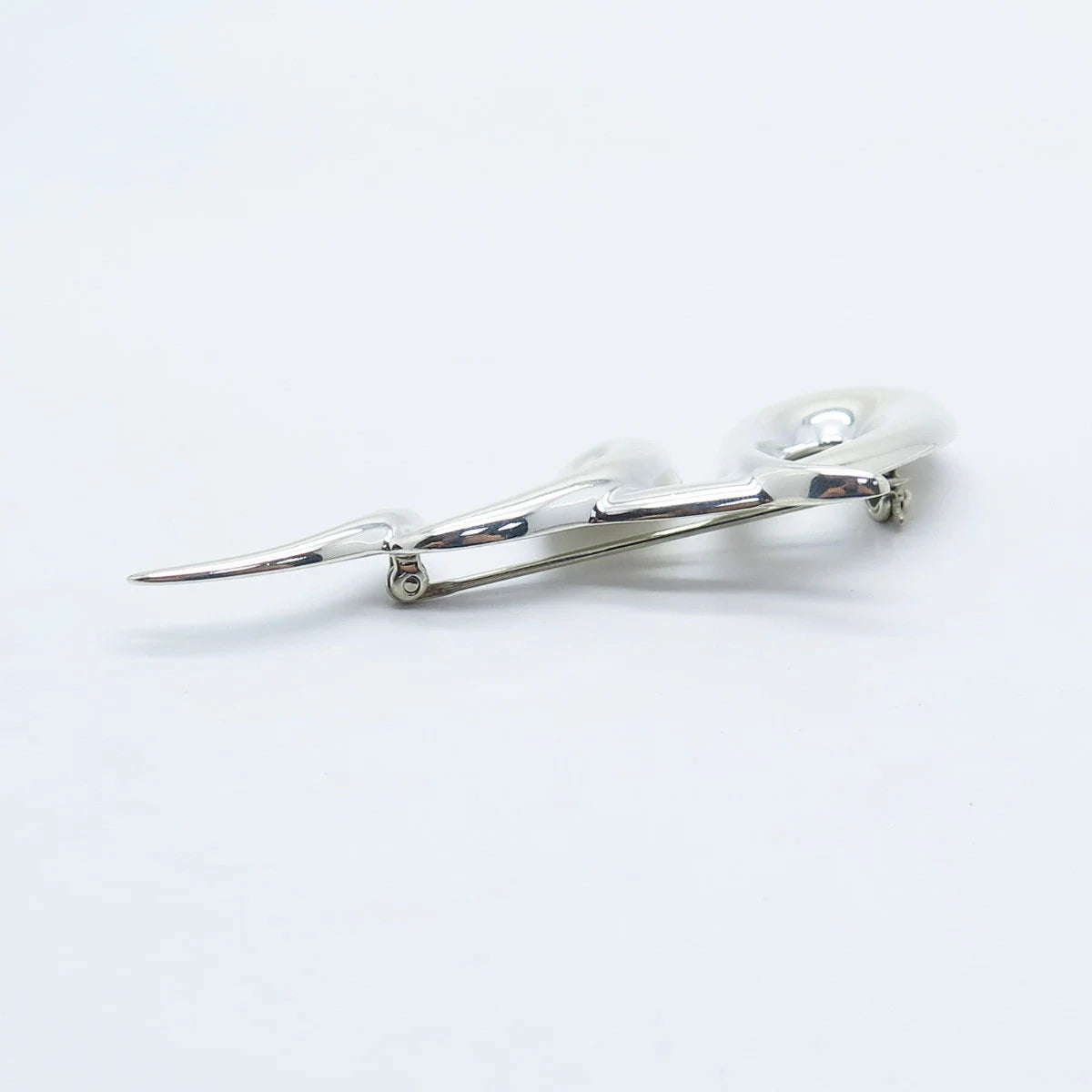925 Sterling Silver Vintage Lightning Bolt Pin Brooch