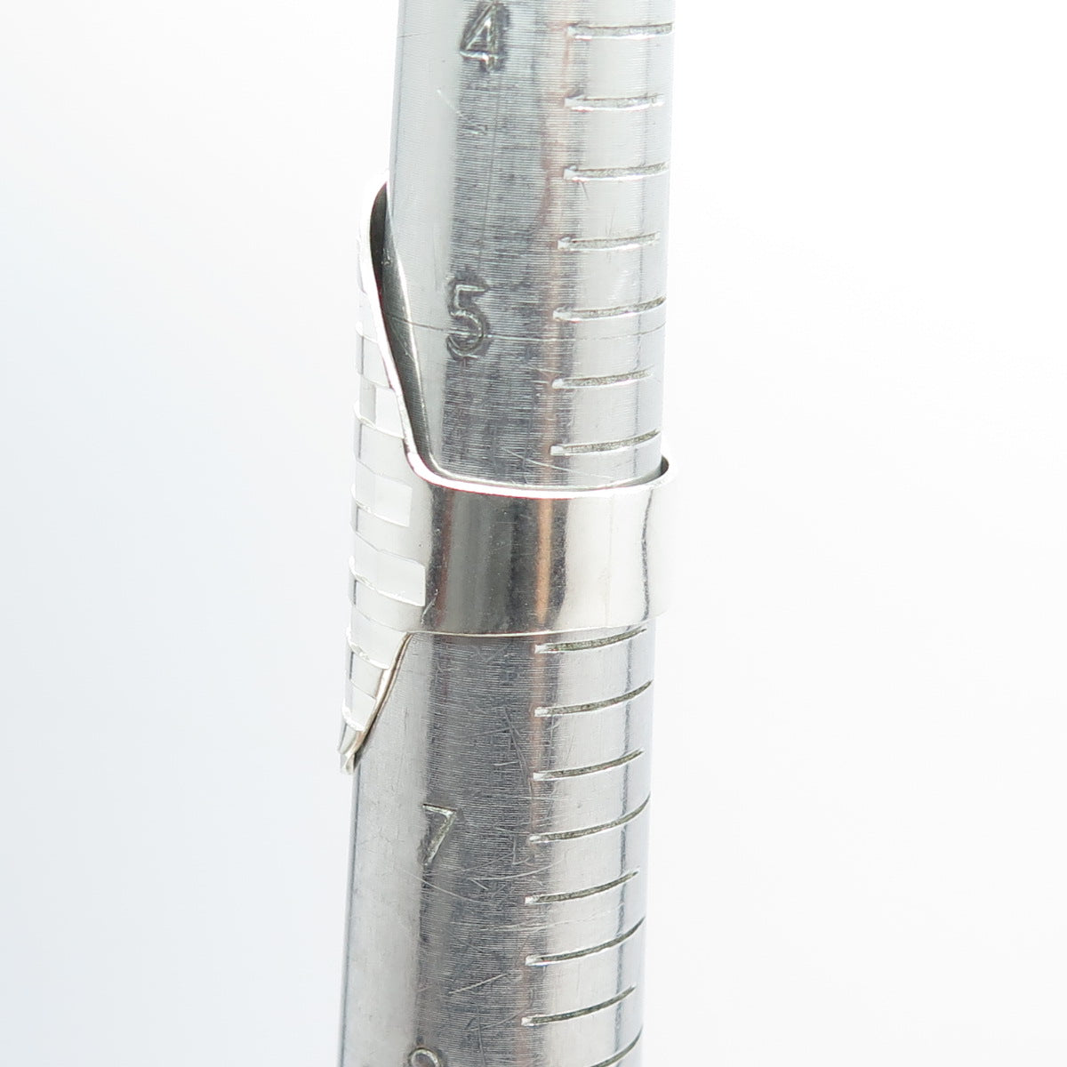 925 Sterling Silver Vintage Modernist Statement Ring Size 6.25