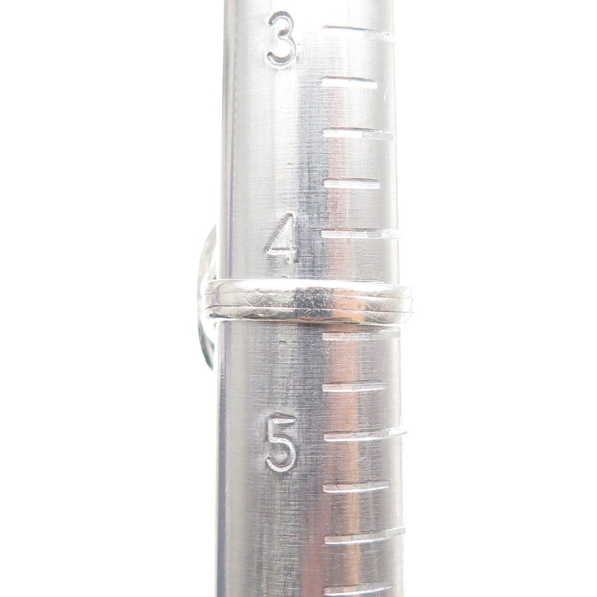 Old Pawn Sterling Silver Vintage Southwestern Turquoise Feather Ring Size 4.5