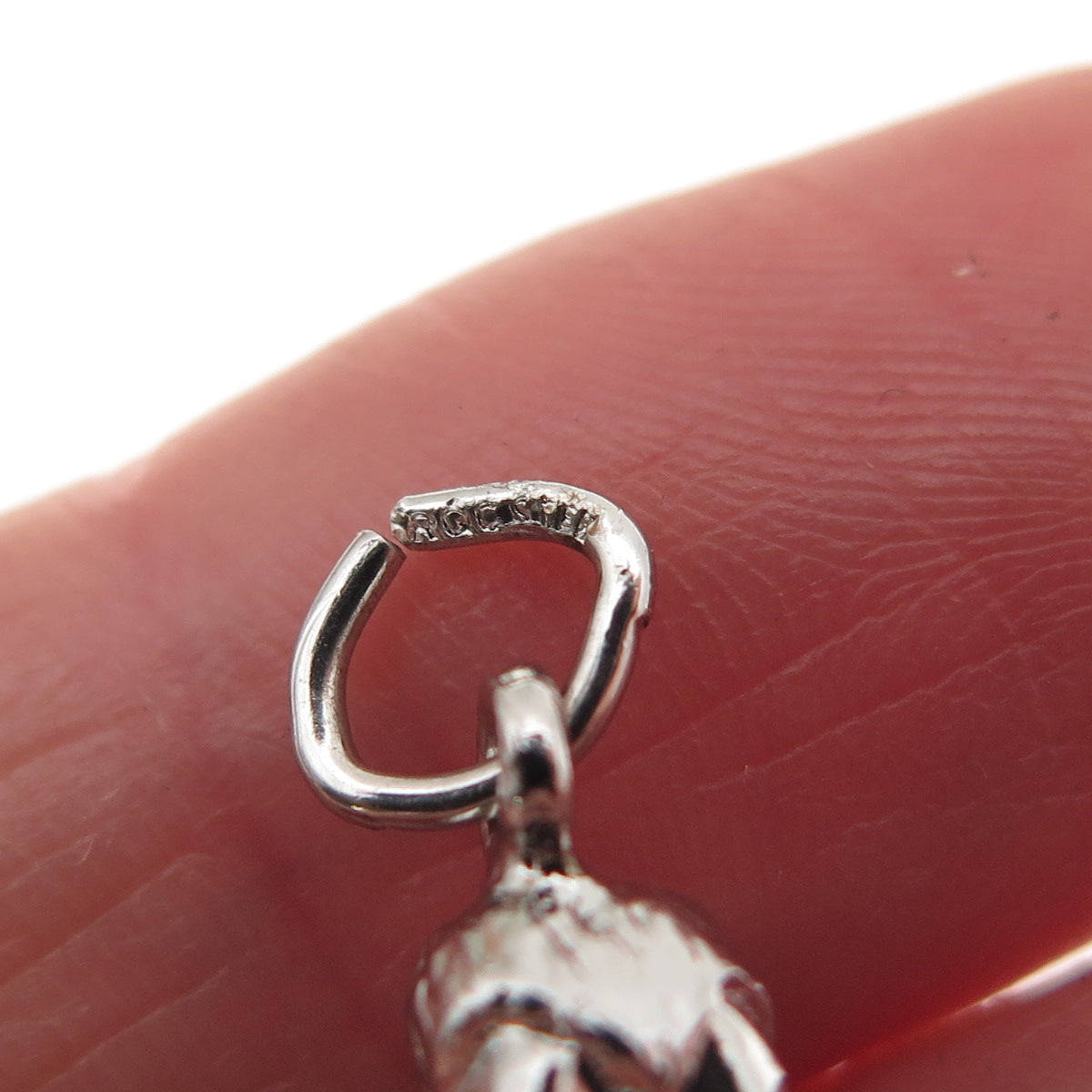 925 Sterling Silver Vintage Female Diver 3D Mini Charm Pendant
