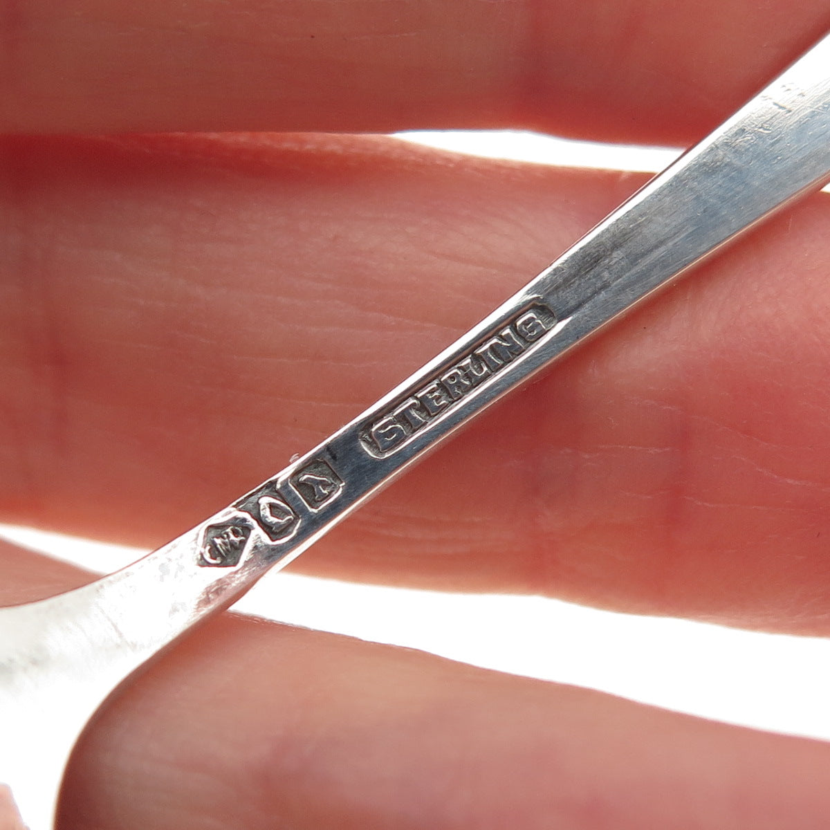 CHARLES M. ROBBINS 925 Sterling Silver Antique Art Deco Bermuda Coffee Spoon