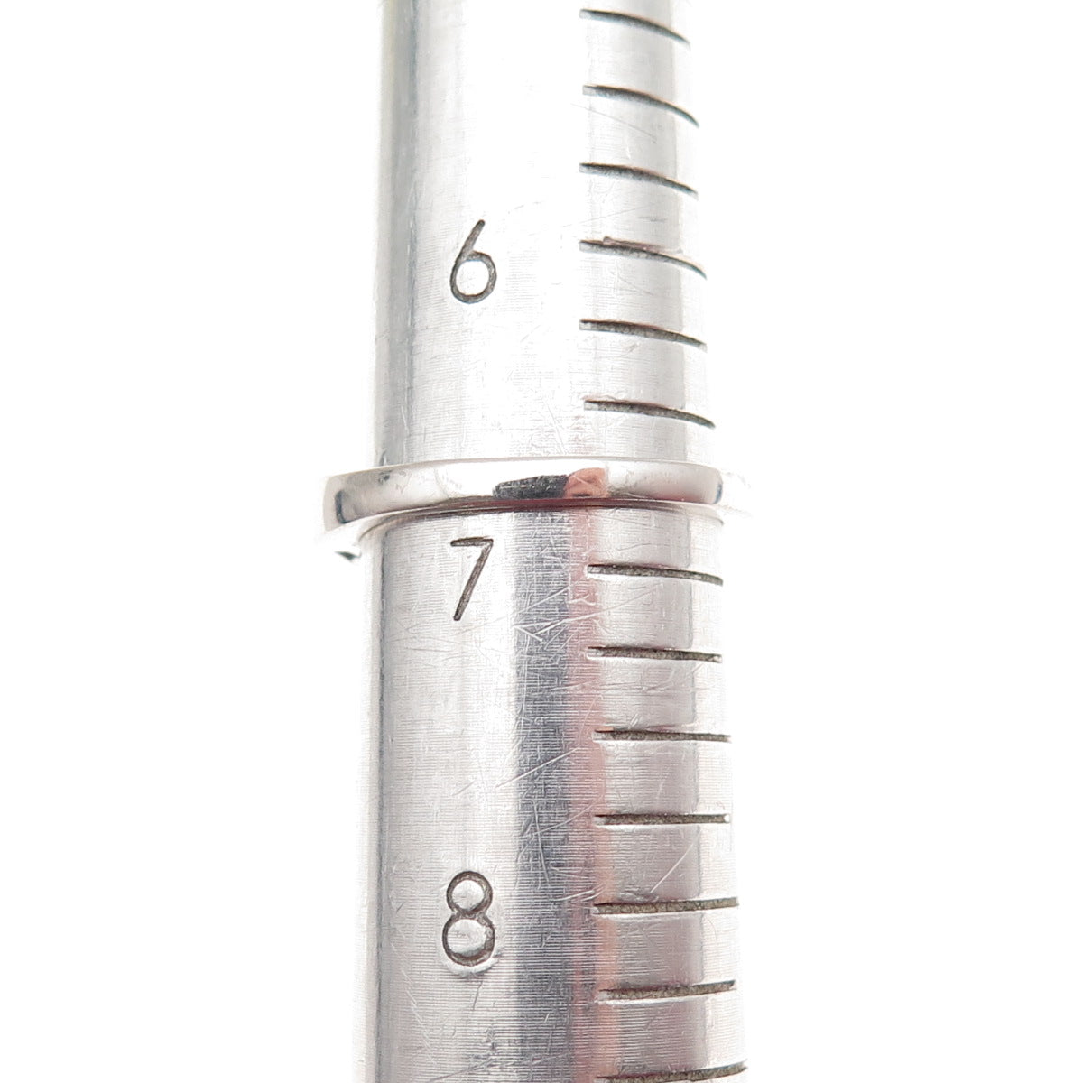 Chuck Clemency 925 Sterling Lab-Created Ruby & White Topaz Heart Ring Size 6.75