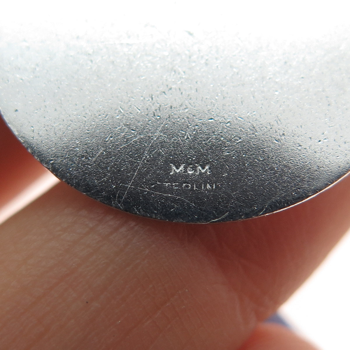 MARC MERCY 925 Sterling Silver Vintage Lab-Created Sapphire Boy Charm Pendant