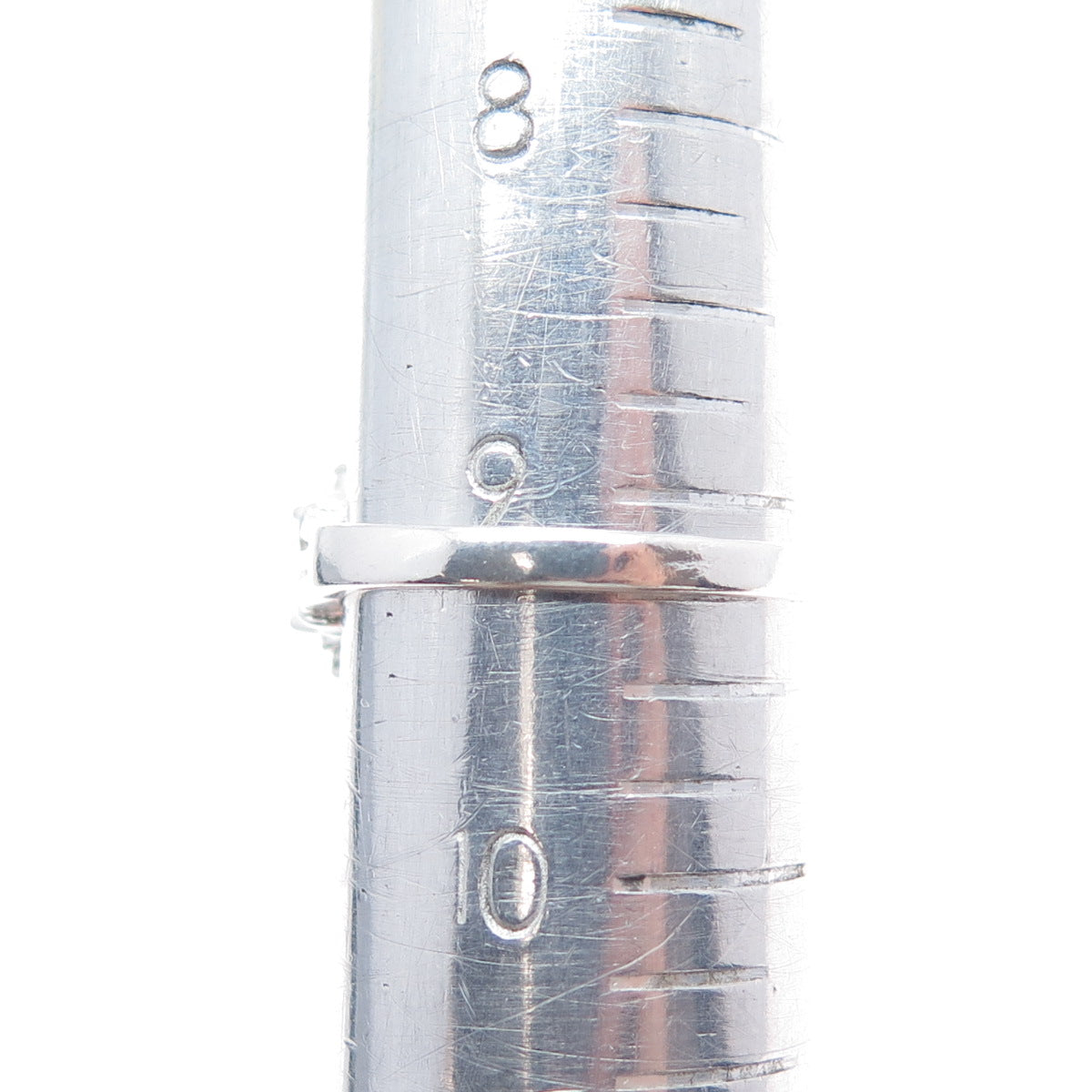 NEVADA 925 Sterling Silver Vintage Real Oval-Cut Sapphire Ring Size 9.25