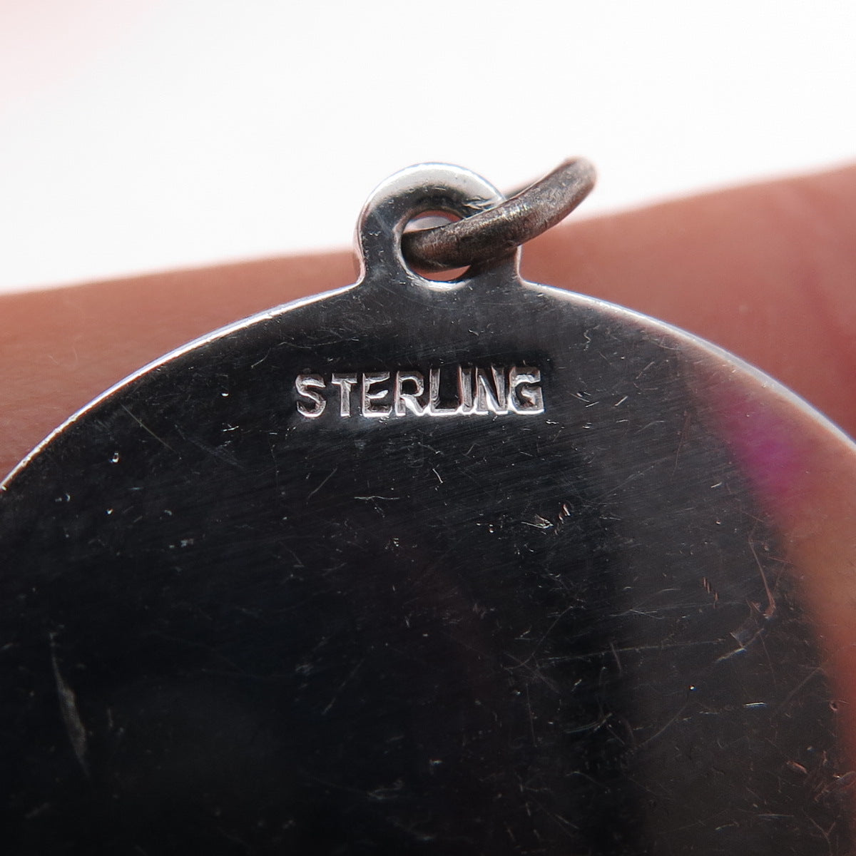 925 Sterling Silver Vintage A Date To Remember Heart Charm Pendant