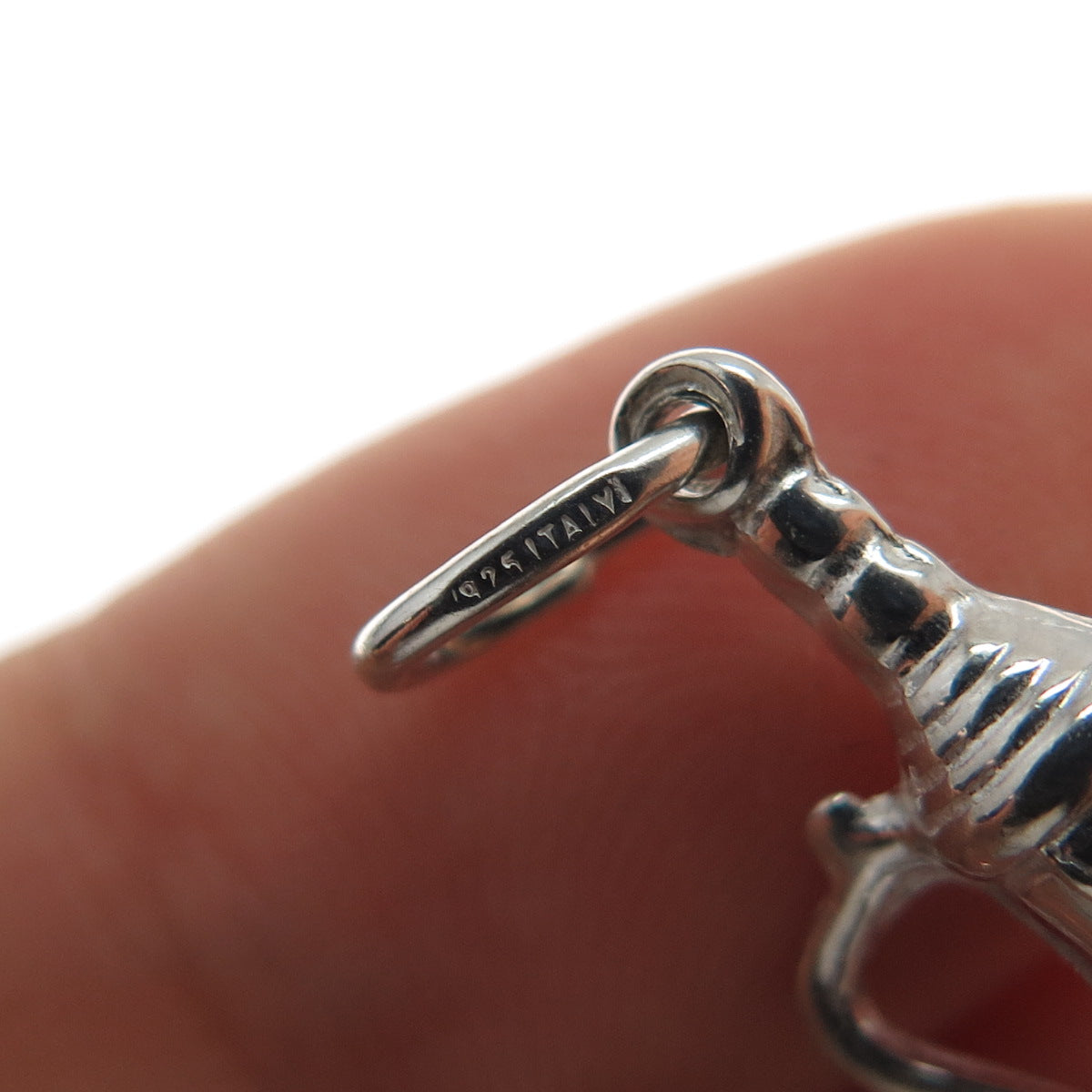 925 Sterling Silver Vintage Italy Coffeepot Charm Pendant