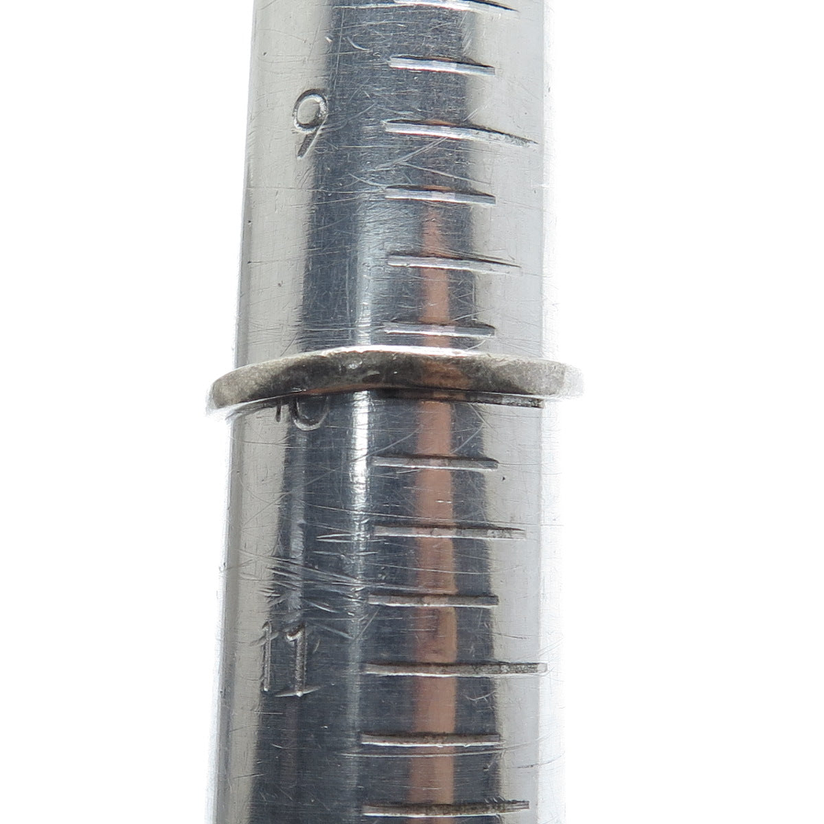 925 Sterling Silver Round & Triangle-Cut C Z Engagement Ring Size 10