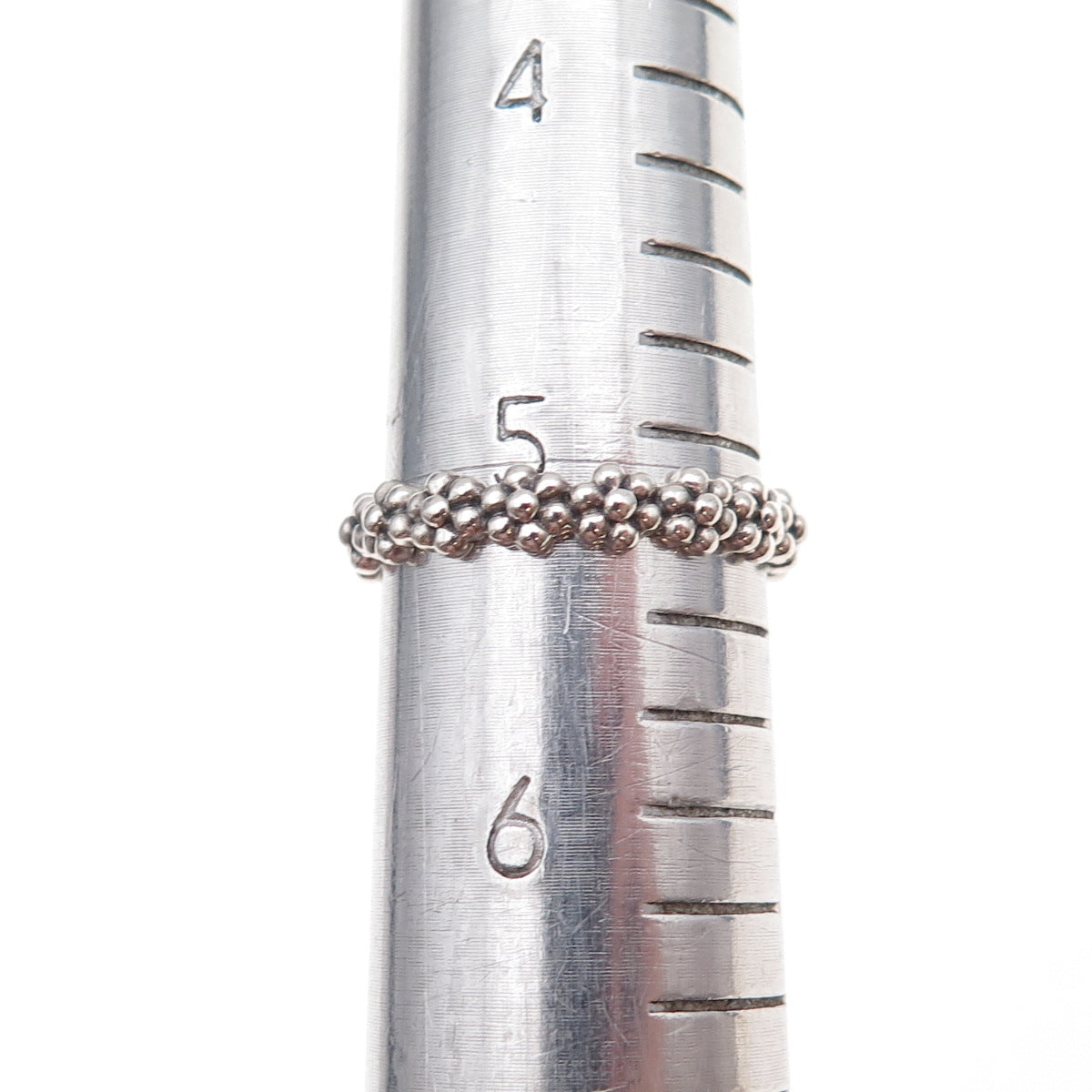 Pandora 925 Sterling Silver Anello Daisy Band Ring Size 5.25