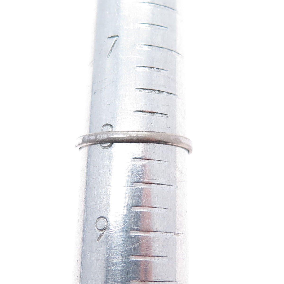 925 Sterling Silver Marquise-Cut C Z Engagement Ring Size 8