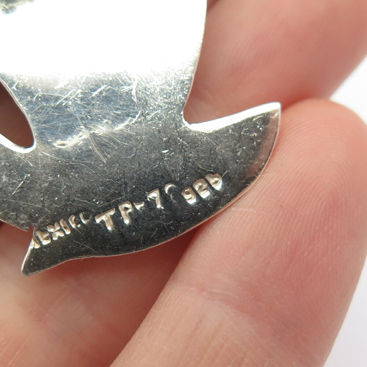 925 Sterling Silver 2-Tone Vintage Mexico Twisted Ribbon Clip On Earrings