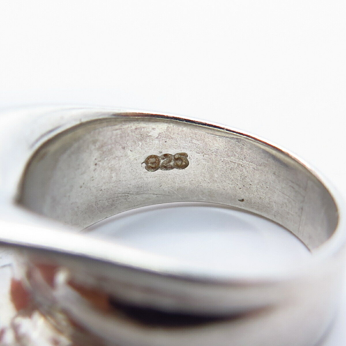 925 Sterling Silver Vintage Radiant-Cut C Z Ring Size 5 3/4