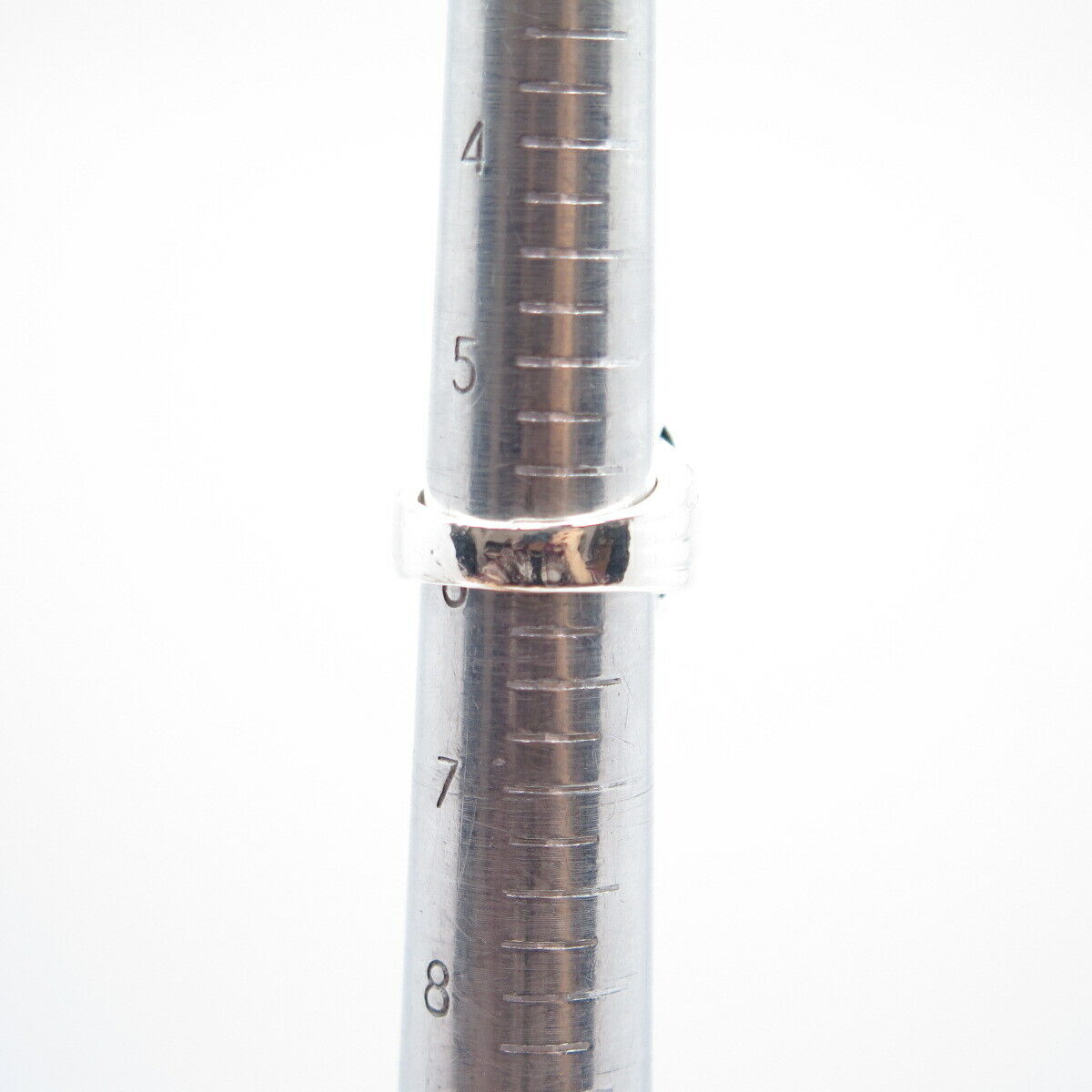 925 Sterling Silver Peridot-Tone C Z Ring Size 6