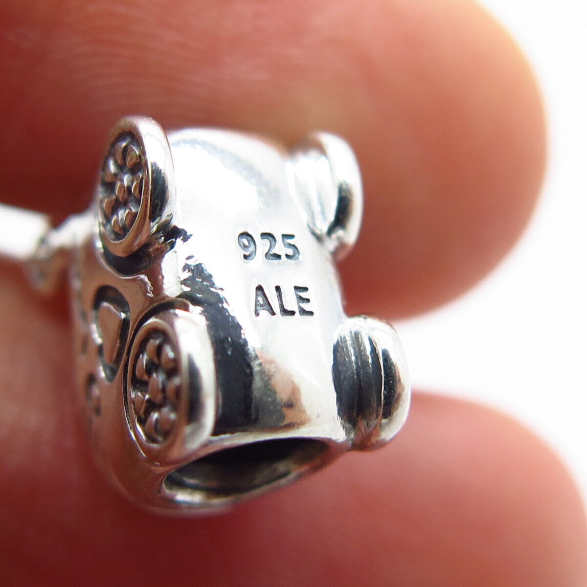 925 Sterling Silver Pandora Baby Carriage / Stroller Bead Charm