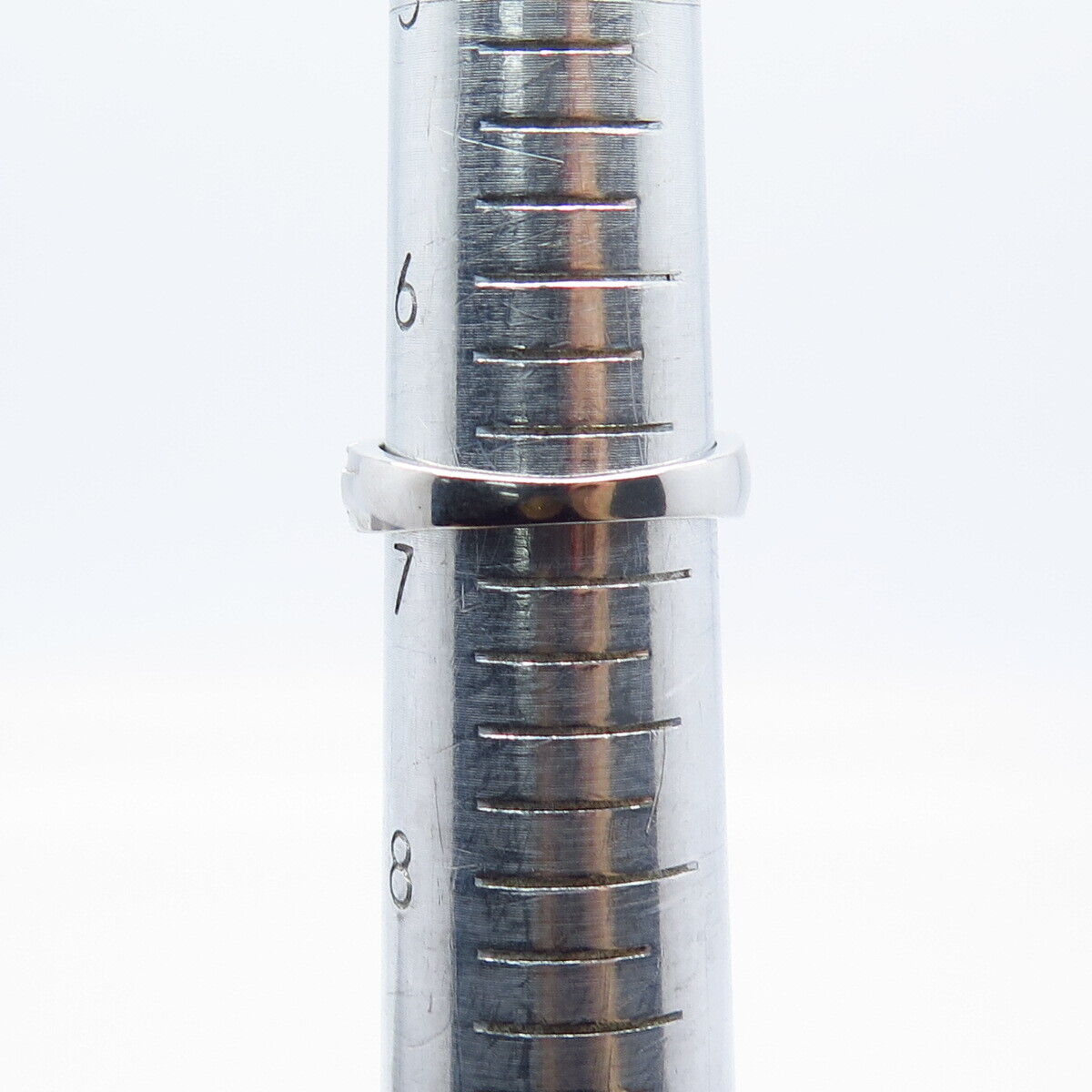 925 Sterling Silver Pave C Z Ring Size 6.75