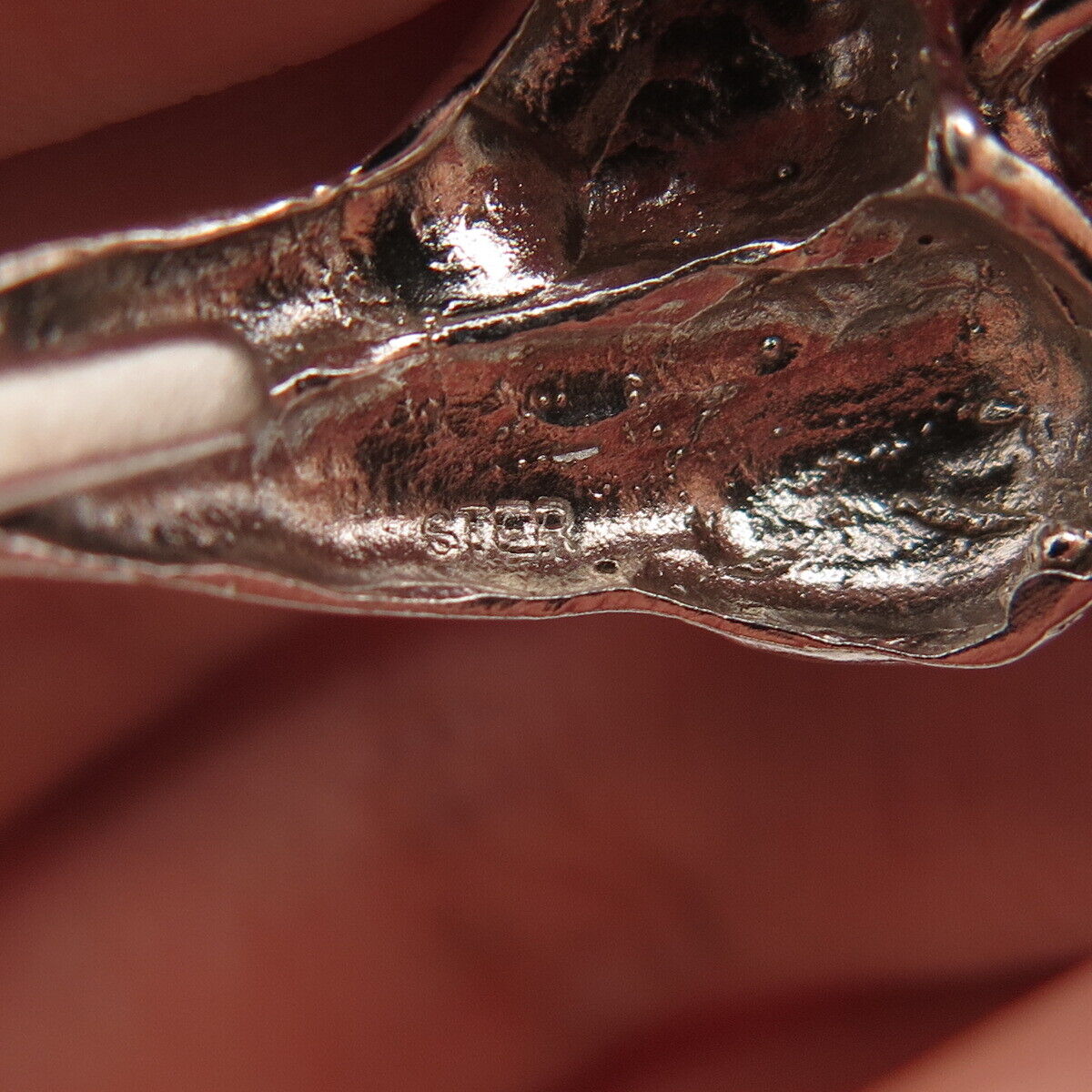 925 Sterling Silver Vintage Leaf Chain Necklace 18"