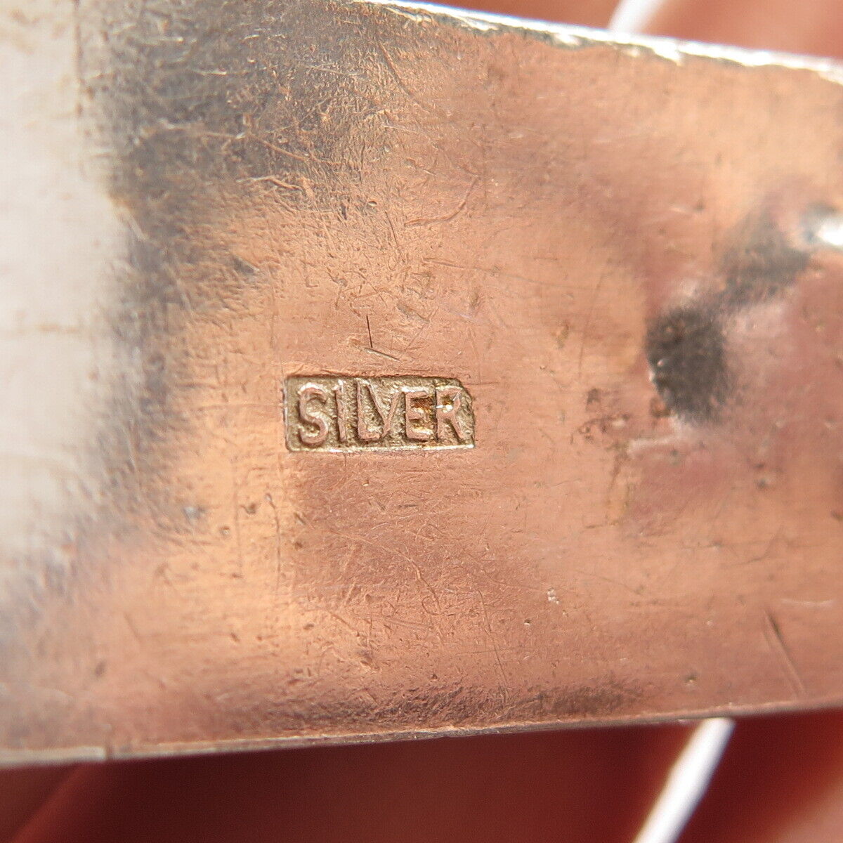 925 Sterling Silver Antique Filigree Pael Link Bracelet 7"