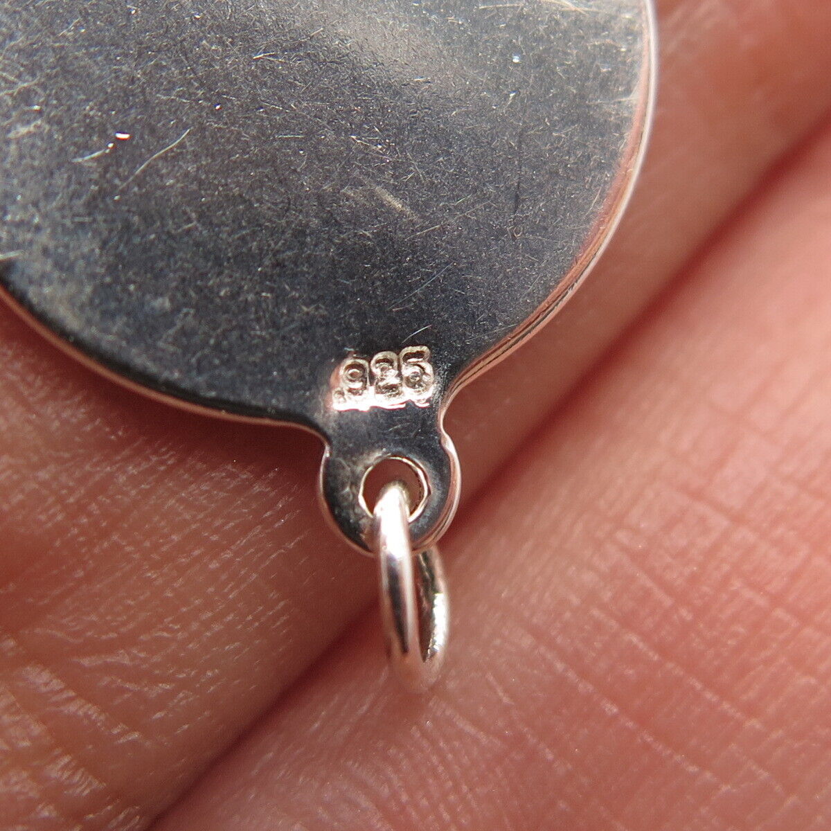 925 Sterling Silver Letter "F" Initial Charm Pendant