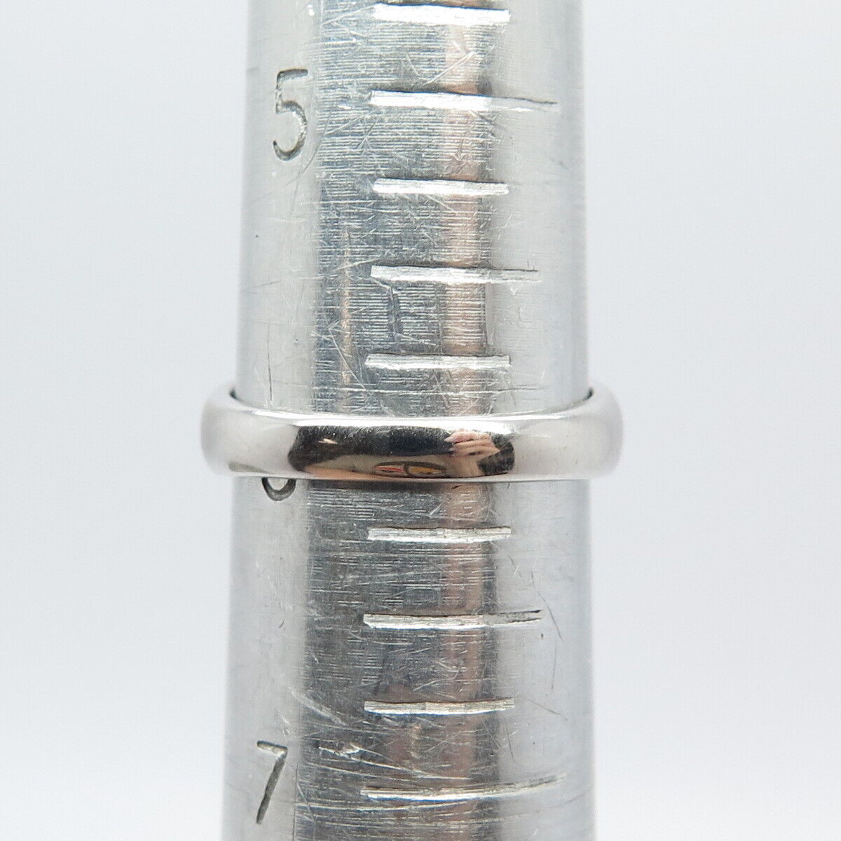 925 Sterling Silver Pave C Z Ring Size 6